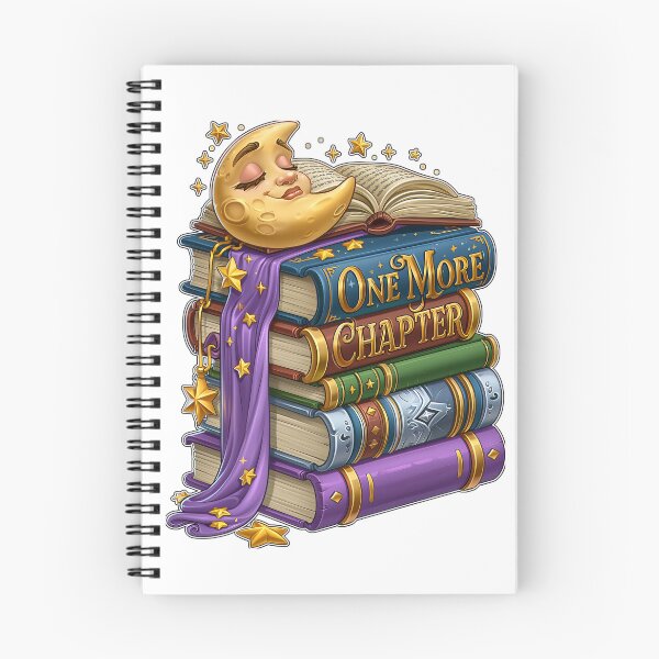 Item preview, One More Chapter Sleeping Moon Book Lover designed and sold by Marcikart.