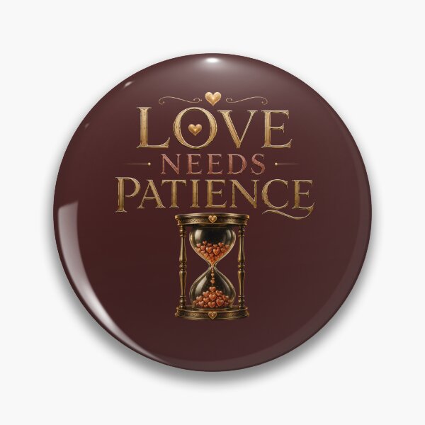 Item preview, Love Needs Patience - Deep Love & Understanding Design designed and sold by JagrDesigns.
