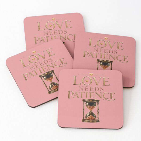 Item preview, Love Needs Patience - Deep Love & Understanding Design designed and sold by JagrDesigns.