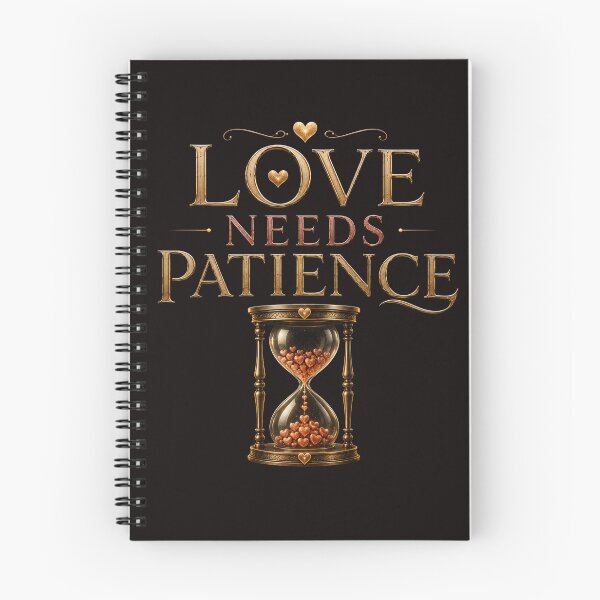 Item preview, Love Needs Patience - Deep Love & Understanding Design designed and sold by JagrDesigns.