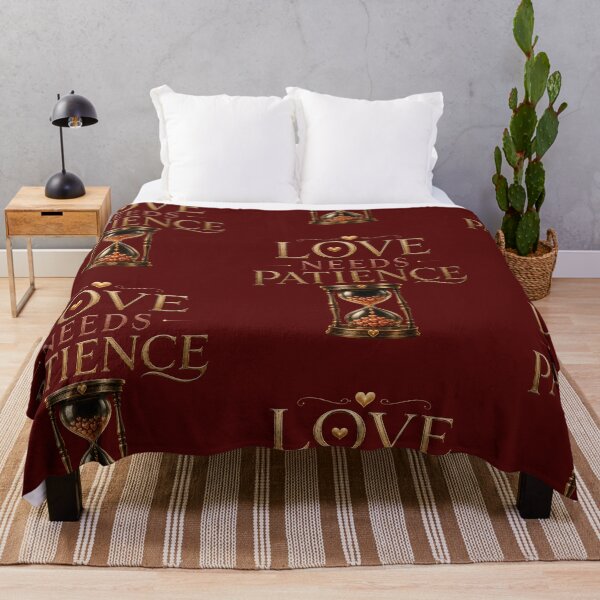 Item preview, Love Needs Patience - Deep Love & Understanding Design designed and sold by JagrDesigns.
