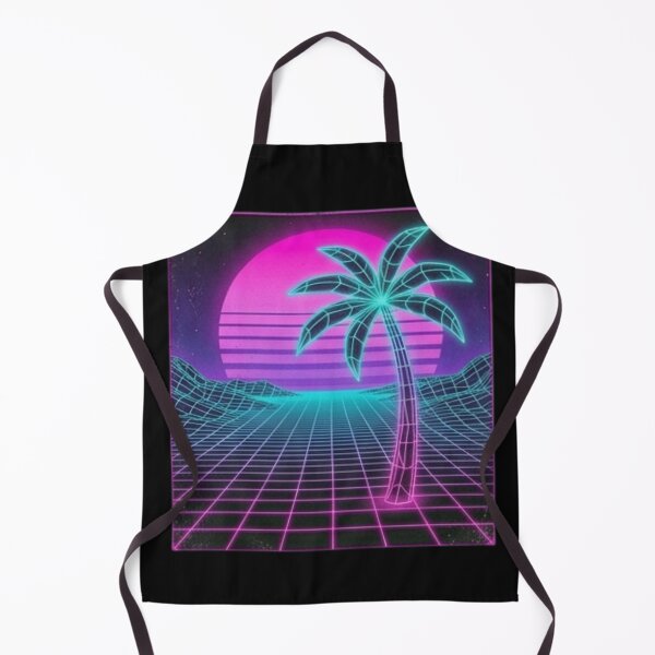 Item preview, Retro Vaporwave Palm Tree Neon Sunset designed and sold by RizziesDesign.