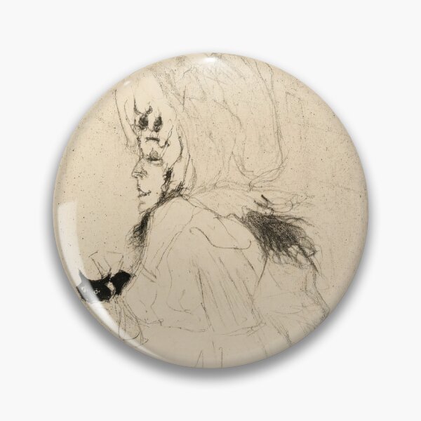 Item preview, May Belfort Bowing by Henri de Toulouse-Lautrec | Belle Époque Black Cat Cabaret Art Print designed and sold by artofuniverse.