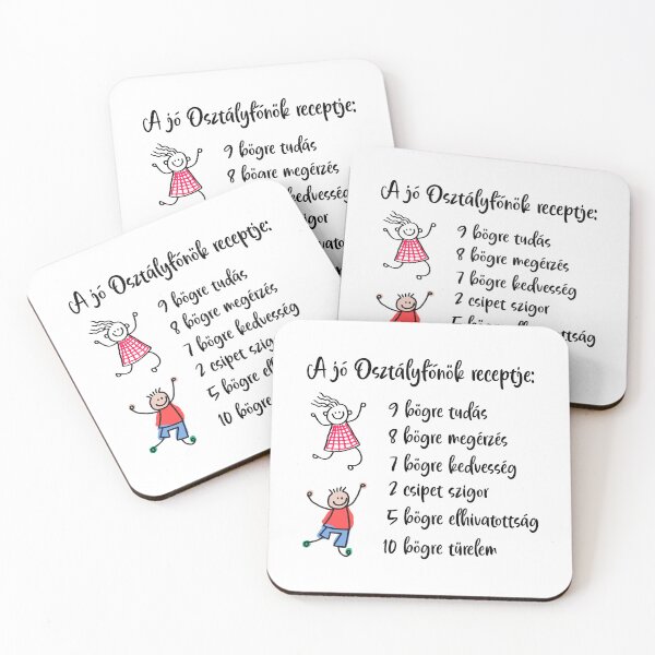 Item preview, A jó Osztályfőnök receptje - The Recipe of a Great Homeroom Teacher – Hungarian Class Teacher Design designed and sold by EmeraldeaDesign.