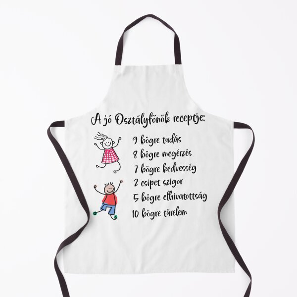 Item preview, A jó Osztályfőnök receptje - The Recipe of a Great Homeroom Teacher – Hungarian Class Teacher Design designed and sold by EmeraldeaDesign.