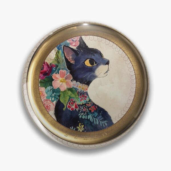 Item preview, A DEMURE GAZE ｜ THE BLACK CAT designed and sold by Byszeto.