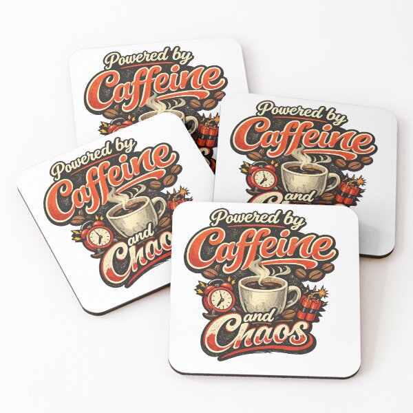 Item preview, Caffeine & Chaos: The Ultimate Morning Fuel designed and sold by GrafikLabbo.