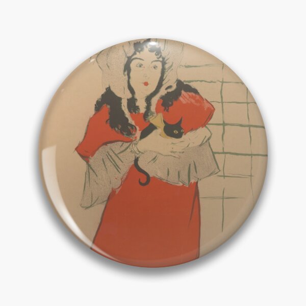 Item preview, May Belfort by Henri de Toulouse-Lautrec | Vintage Art Nouveau Cabaret Poster Print with Black Cat designed and sold by artofuniverse.