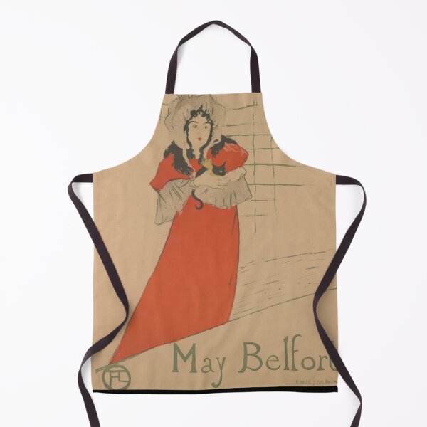 Item preview, May Belfort by Henri de Toulouse-Lautrec | Vintage Art Nouveau Cabaret Poster Print with Black Cat designed and sold by artofuniverse.