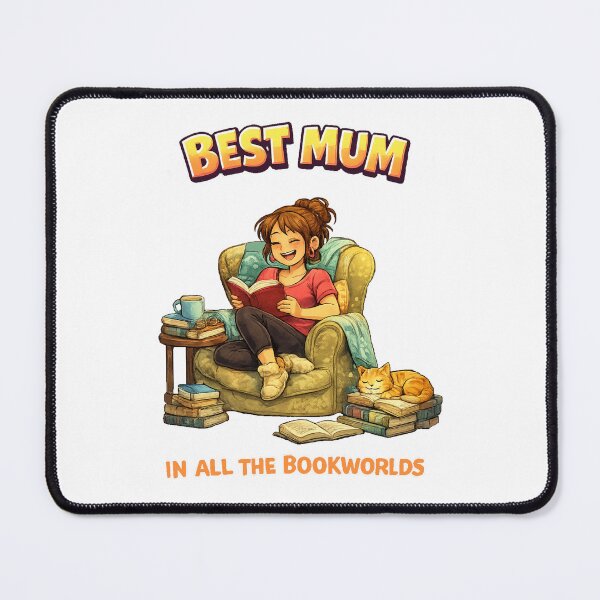 Item preview, Mum.Mom Best Mum reading her book designed and sold by JamesDunican.