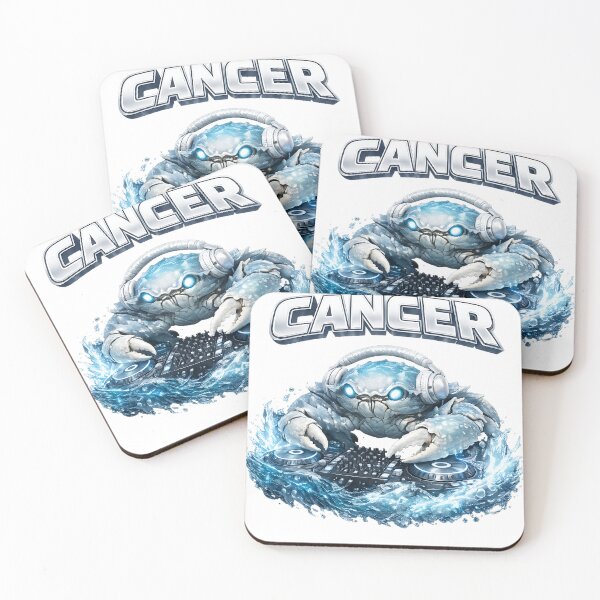 Item preview, Mystical Cancer Crab DJ Zodiac Ethereal Ocean designed and sold by  ZenRave Designs.