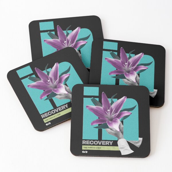 Item preview, In Recovery — Flower Collage Mental Health Art designed and sold by Decorador de Corazones.