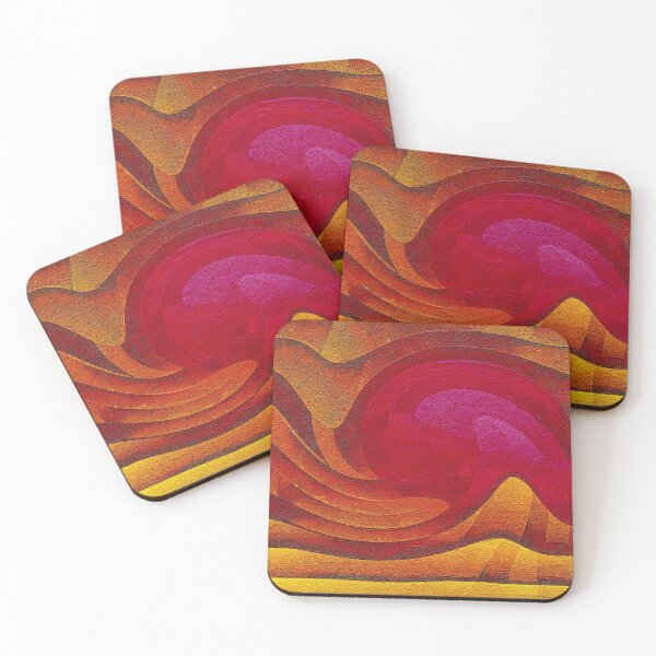 Item preview, Swirling Desert Sunset Abstract Art designed and sold by Shirl's .