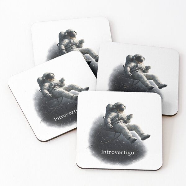 Item preview, Socially Offline Astronaut Introvert Design designed and sold by PMDesignStudio.