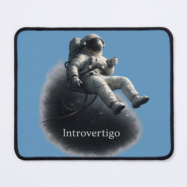 Item preview, Socially Offline Astronaut Introvert Design designed and sold by PMDesignStudio.