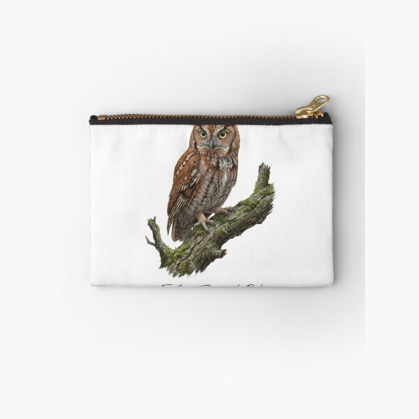 Item preview, Eastern Screech Owl on Mossy Branch designed and sold by Takeda-art.