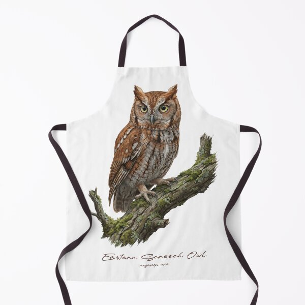 Item preview, Eastern Screech Owl on Mossy Branch designed and sold by Takeda-art.