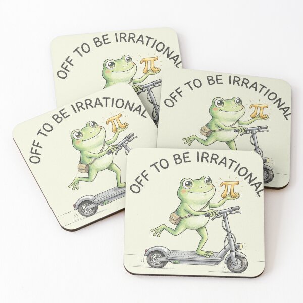 Item preview, irrational frog pi pun designed and sold by AdyKurniawan.
