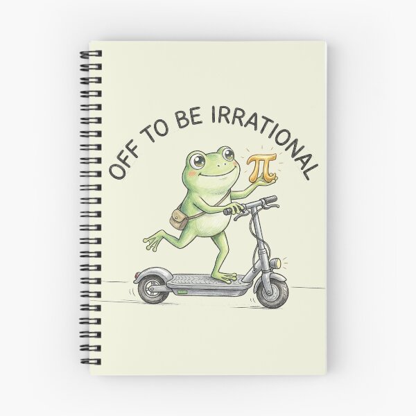 Item preview, irrational frog pi pun designed and sold by AdyKurniawan.