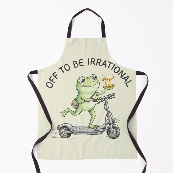 Item preview, irrational frog pi pun designed and sold by AdyKurniawan.