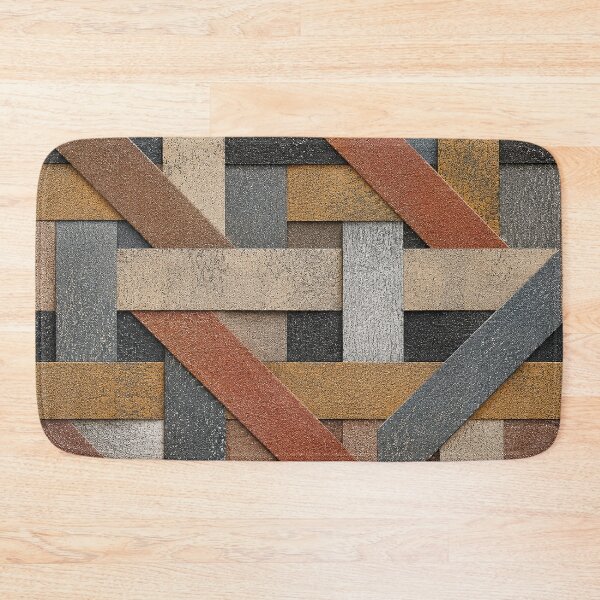 Item preview, Abstract Woven Sandpaper Texture Seamless Pattern | Acrylic Paint Basket Weave Tile | Industrial Modern Geometric Design designed and sold by AnimalAirtistry.