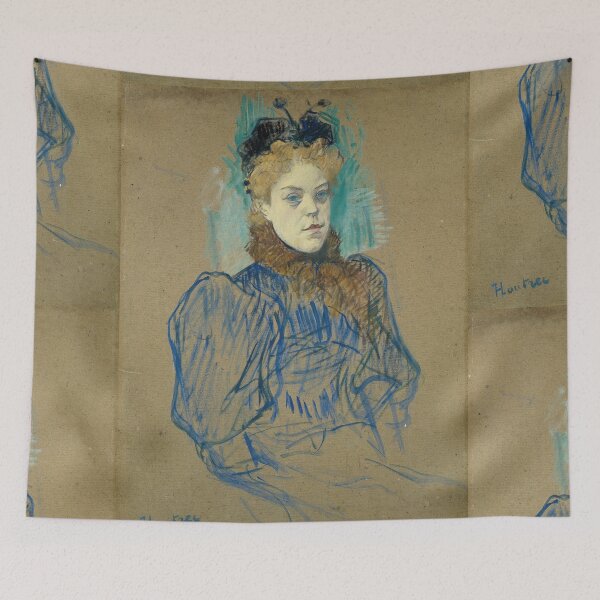Item preview, May Milton by Henri de Toulouse-Lautrec | Vintage Post-Impressionist Portrait Poster Print designed and sold by artofuniverse.