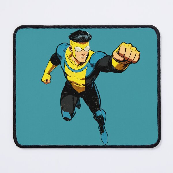 Item preview, Flying Yellow Blue Superhero Retro Comic Style designed and sold by iwzzuel.