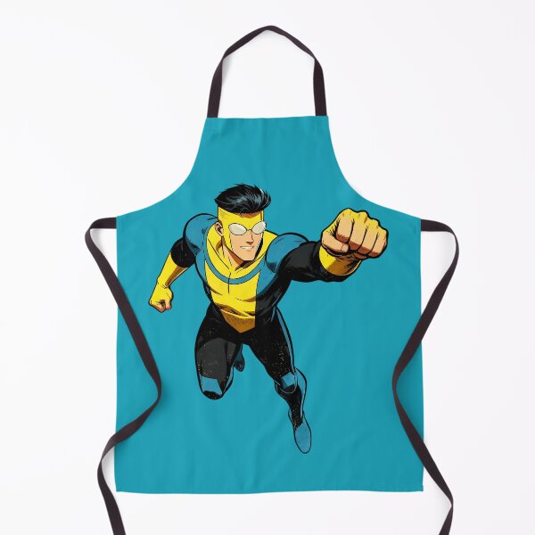 Item preview, Flying Yellow Blue Superhero Retro Comic Style designed and sold by iwzzuel.