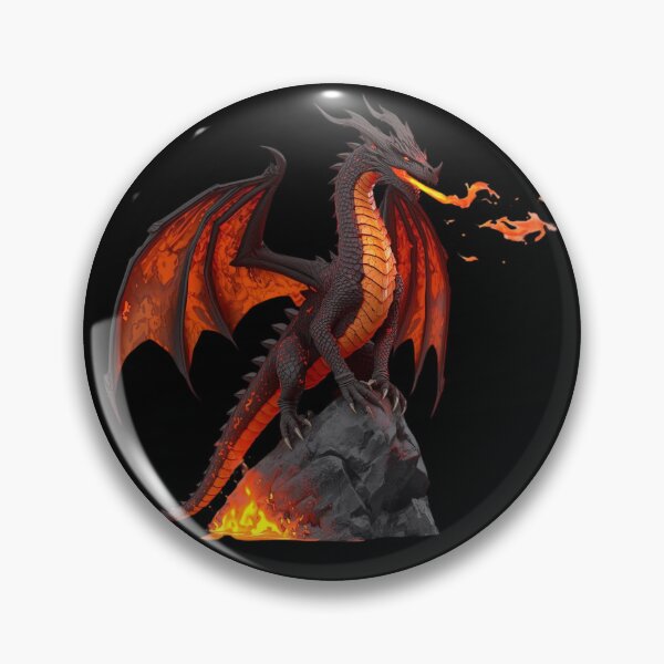 Item preview, LAVA DRAGON 4 designed and sold by mama-creative.