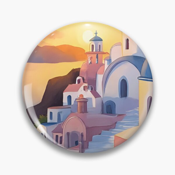 Item preview, Santorini, Greece designed and sold by artbynalamagnolia.