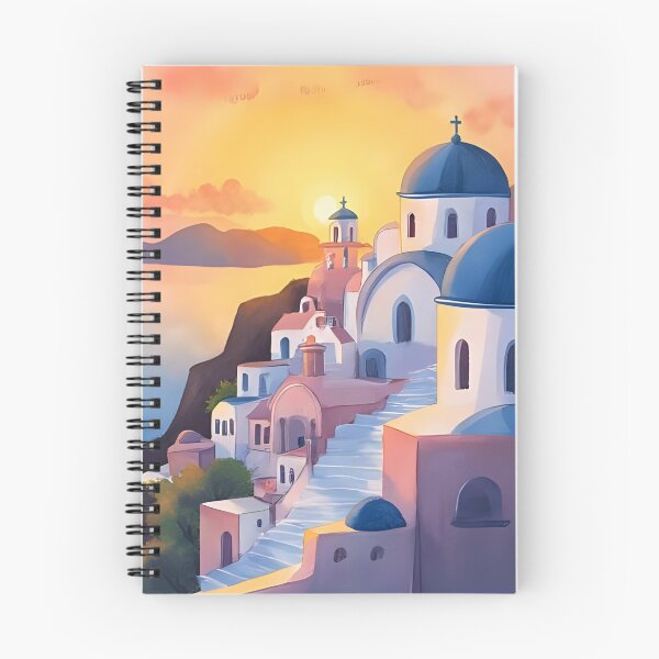 Item preview, Santorini, Greece designed and sold by artbynalamagnolia.
