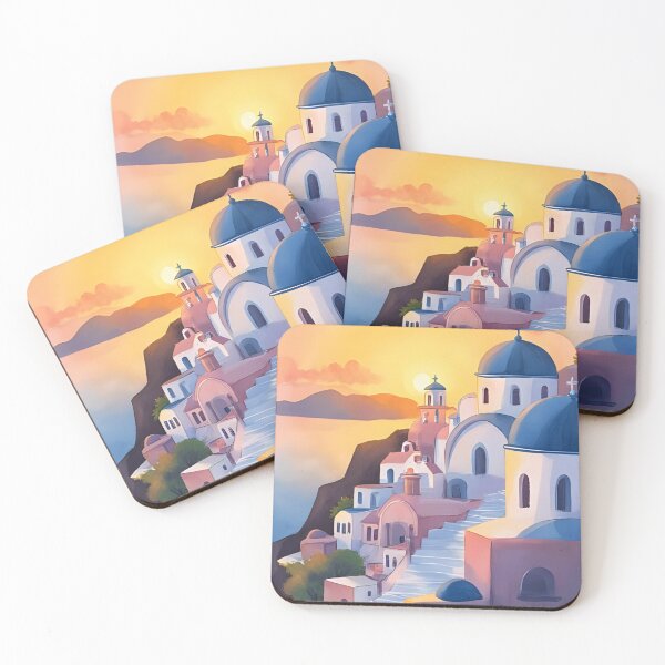 Item preview, Santorini, Greece designed and sold by artbynalamagnolia.