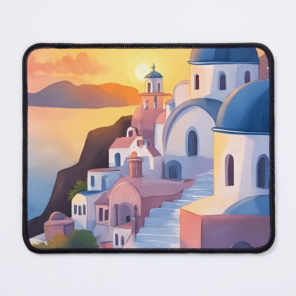 Item preview, Santorini, Greece designed and sold by artbynalamagnolia.