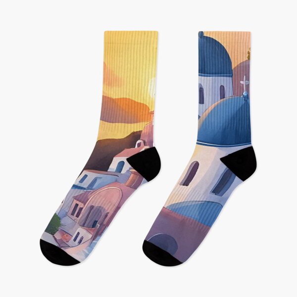Item preview, Santorini, Greece designed and sold by artbynalamagnolia.