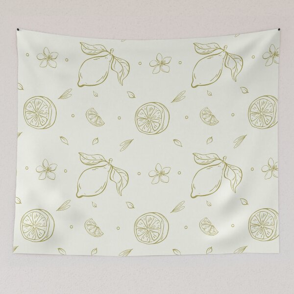 Item preview, Mediterranean Lemon Grove Pattern designed and sold by Sagi Jane Art.
