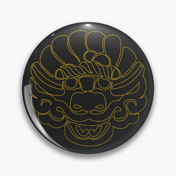 Item preview, Korean Royal Tomb Stone Guardian Digital Art Print | Black Gold | Instant Download designed and sold by DaHaeStudio.