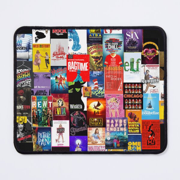 Item preview, Musical Theatre collage design designed and sold by Top-show-shirts.