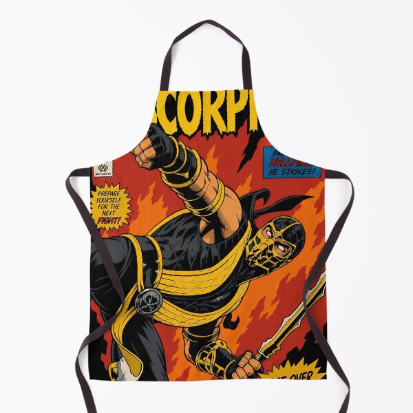 Item preview, mortal kombat scorpion '93 comic cover GET OVER HERE designed and sold by Campbell0395.