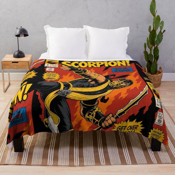 Item preview, mortal kombat scorpion '93 comic cover GET OVER HERE designed and sold by Campbell0395.