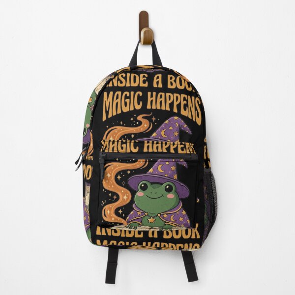 Item preview, wizard frog reading magic book designed and sold by AdyKurniawan.