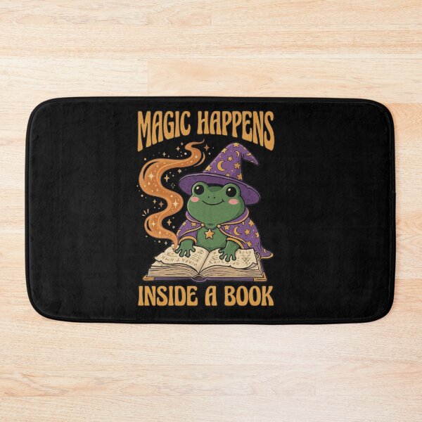 Item preview, wizard frog reading magic book designed and sold by AdyKurniawan.