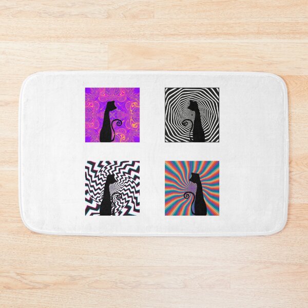Item preview, 4 Trippy Cats  designed and sold by CoolCatsCo.