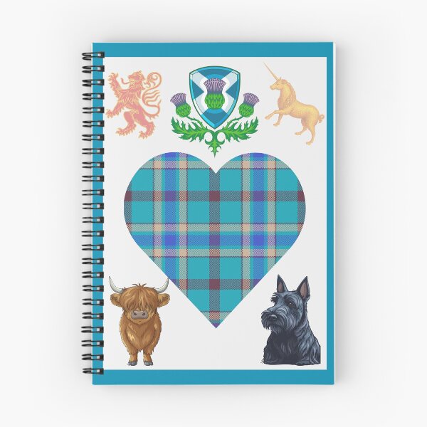 Item preview, Scottish Icons - Turquoise Blue designed and sold by TheWorldofYvonneMarrs.