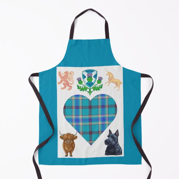 Item preview, Scottish Icons - Turquoise Blue designed and sold by TheWorldofYvonneMarrs.