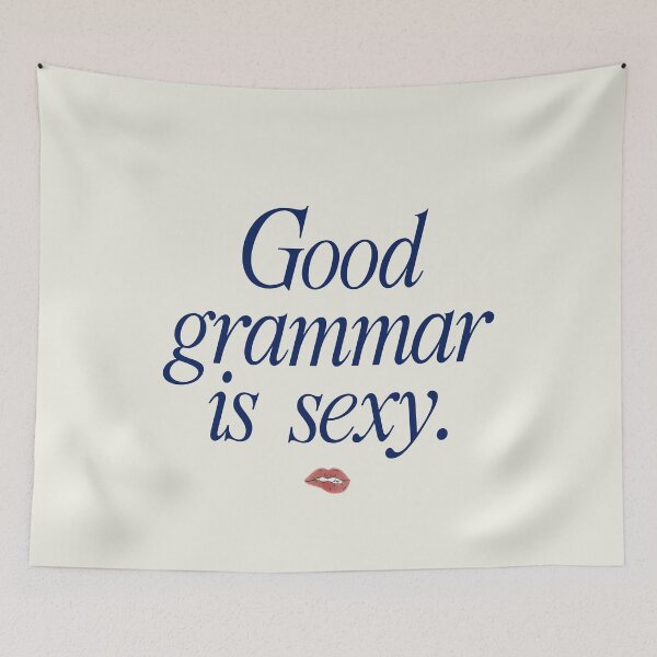 Item preview, good grammar is sexy.  designed and sold by Pinu92.