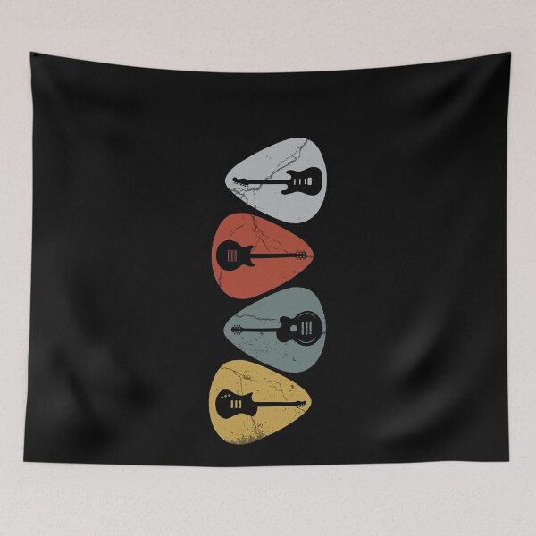 Item preview,  Guitar Pick Gift For Guitarist Retro Vintage designed and sold by FernaRoje.