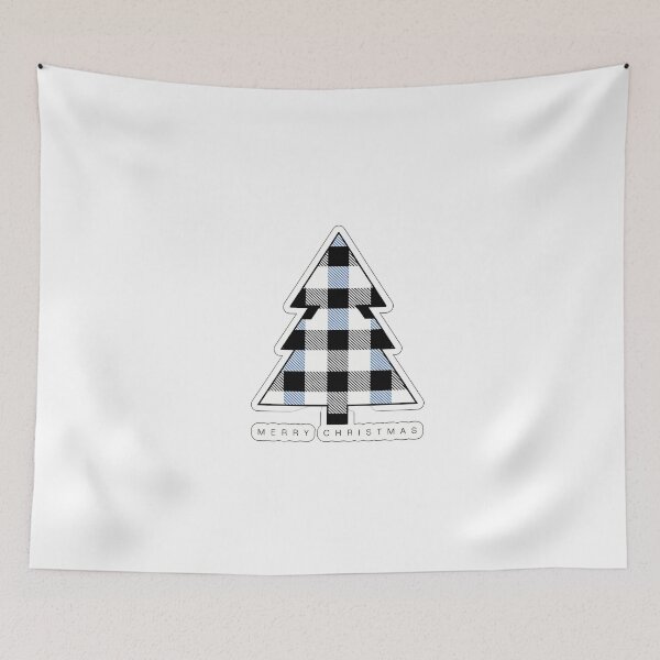 Item preview, Blue Line Christmas Tree designed and sold by NiftyWrx.