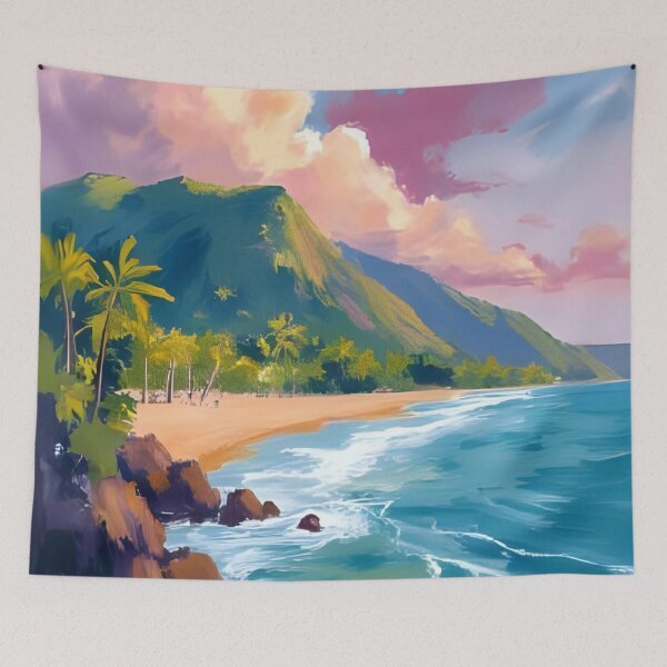 Item preview, Fiji Mountains designed and sold by artbynalamagnolia.