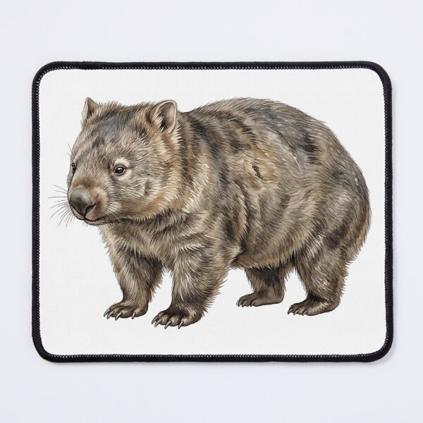 Item preview, Common Wombat Watercolor Art designed and sold by Jaruart.