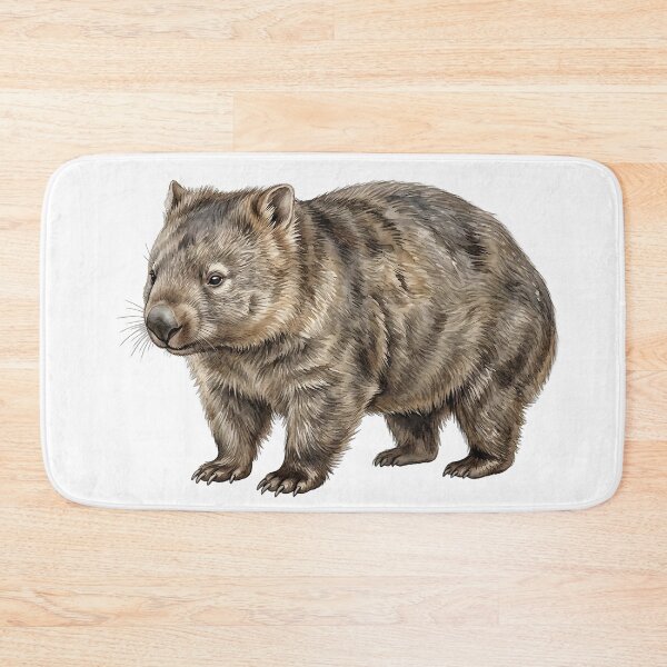 Item preview, Common Wombat Watercolor Art designed and sold by Jaruart.